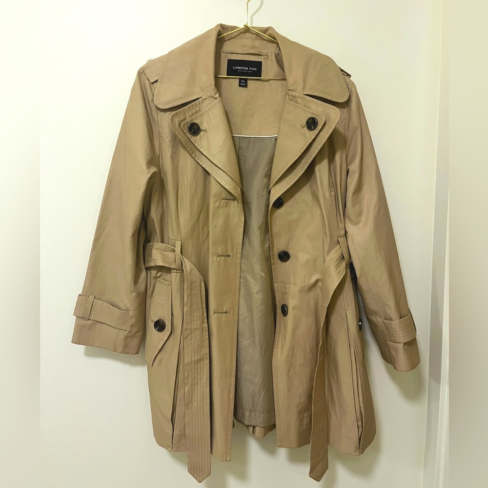 London Fog Belted Trench Coat